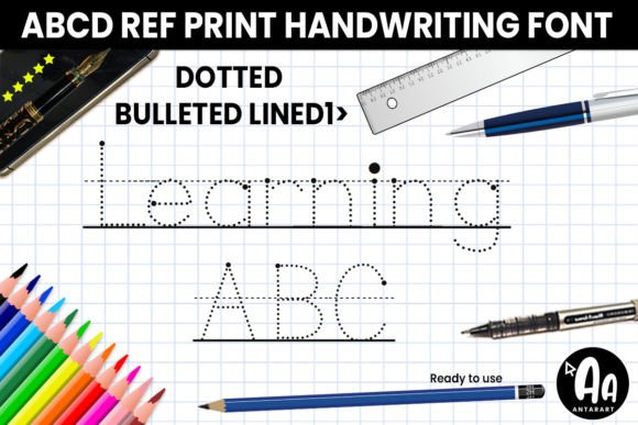 Abcd Ref Dotted Bulleted Lined1: A Font for Small Brands