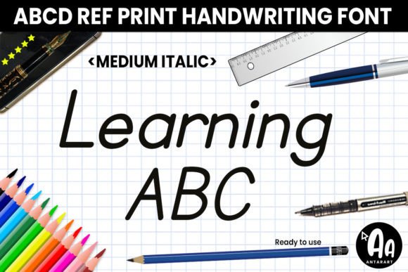 Abcd Ref Medium Italic: A Display Font for Campaigns