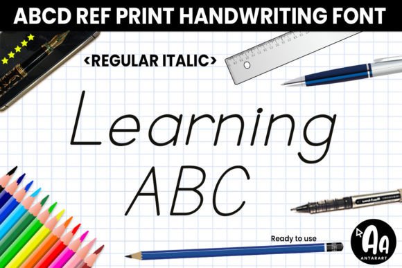 Abcd Ref Regular Italic: A Display Font for Web Design