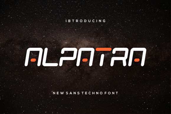 Alpatra: A Techno Display Font for Modern Web Design
