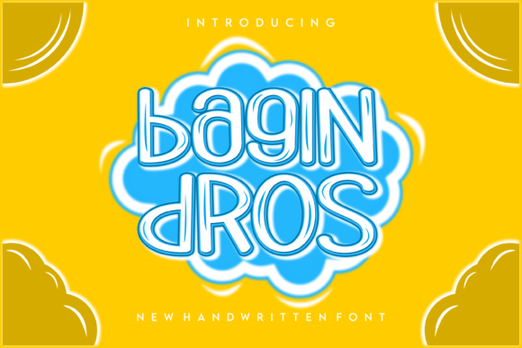 Bagindros: A Modern Display Font for Web Design