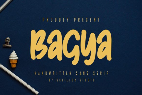 Bagya: A Modern Handwritten Display Font for Business