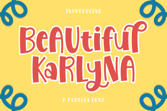 Beautiful Karlyna: A Captivating Display Font for Brands