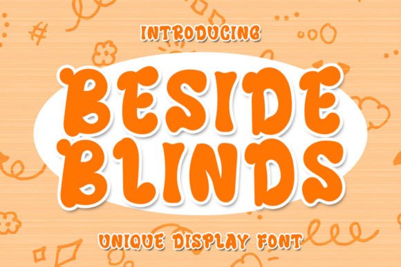 Beside Blinds: A Fresh Display Font for Editorial Design