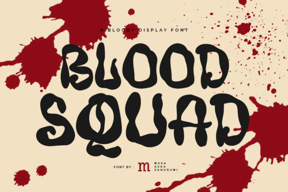 Blood Squad: A Spooky Display Font for Bold Branding