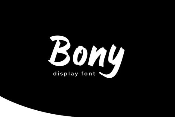 Bony: A Modern Brush Font for Bold Branding