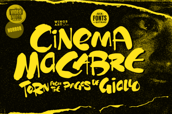 Cinema Macabre: A Giallo-Inspired Display Font Review