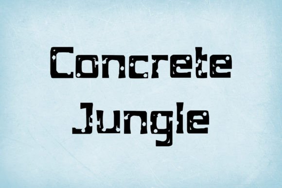 Concrete Jungle: A Unique Display Font for Web Design