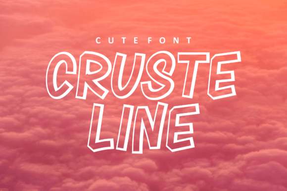 Cruste Line: A Friendly Display Font for Business