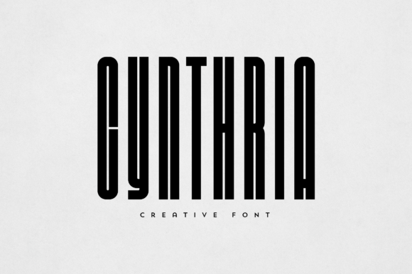 Cynthria: A Premium Display Font for Editorial Design