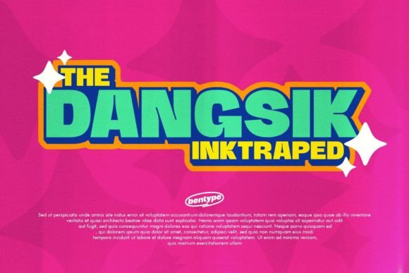 Dangsik: A Bold Display Font for Modern Branding