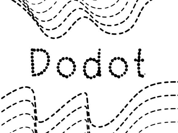 Dodot: A Creative Display Font for Modern Web Design