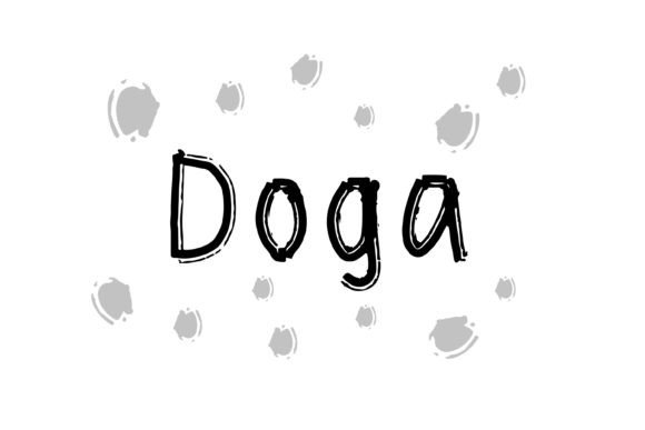 Doga: A Creative Display Font for Campaigns