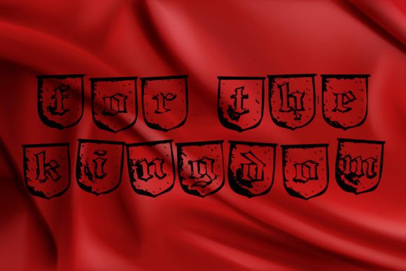 For the Kingdom: A Medieval Display Font for Editorial Design
