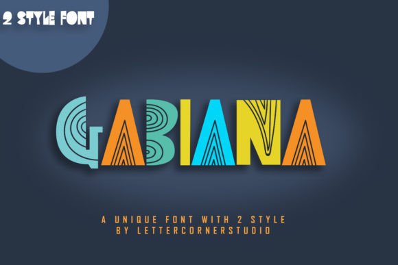 Gabiana: A Playful Display Font for Web Design
