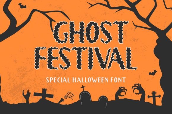 Ghost Festival: A Spooky Display Font for Branding