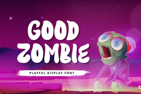 Good Zombie: A Playful Display Font for Editorial Design