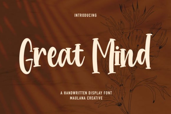 Great Mind: A Quirky Display Font for Campaigns