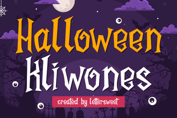 Halloween Kliwones: A Spooky Display Font for Web Design