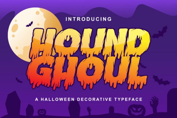 Hound Ghoul: A Dramatic Display Font for Brand Identity