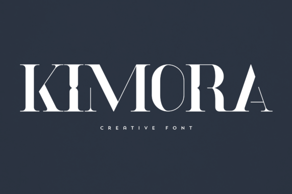 Kimora: A Premium Display Font for Editorial Design