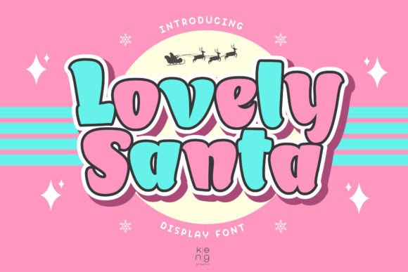 Lovely Santa: A Festive Display Font for Your Brand