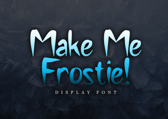 Make Me Frostie: A Piercing Cold Display Font for Web Design