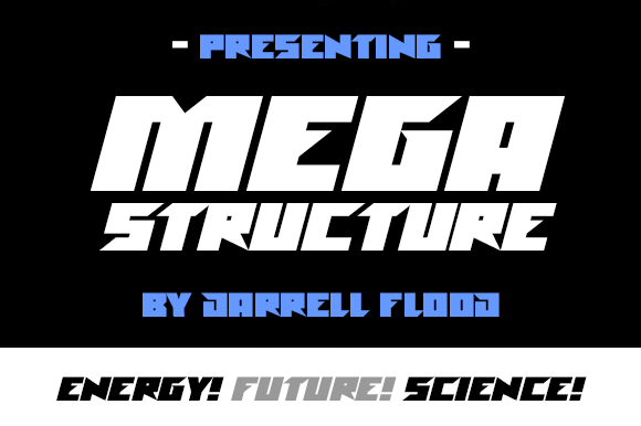 Megastructure: A Bold Display Font for Brand Identity