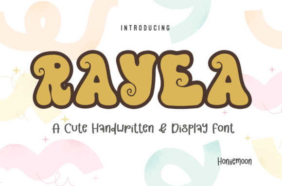 Ravea: A Bold Display Font for Joyful Editorial Design