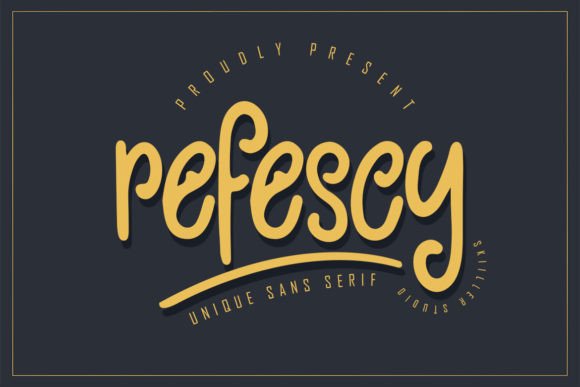 Refescy: A Quirky Display Font for Bold Marketing