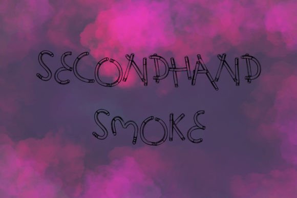 Secondhand Smoke: A Bold Display Font for Marketers