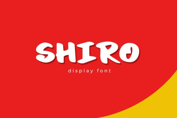 Shiro: A Handwritten Display Font for Small Business Branding