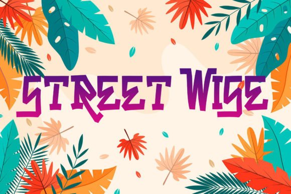 Street Wise: A Vibrant Display Font for Brand Identity