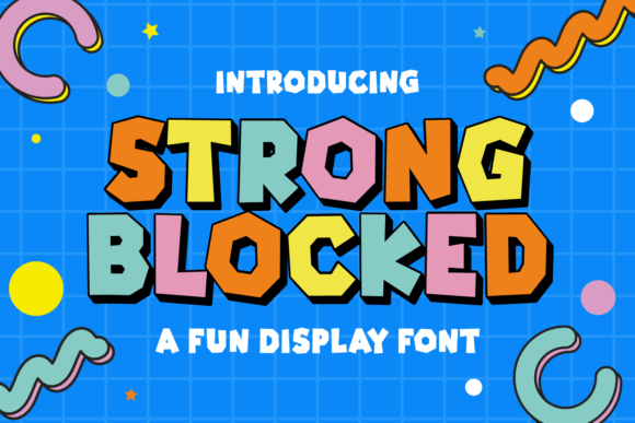 Strong Blocked: A Bold Display Font for Web Design