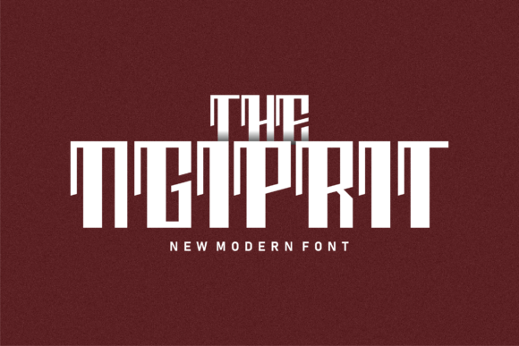 The Ngiprit: A Modern Display Font for Crafters
