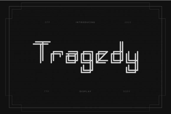 Tragedy: A Bold Display Font for Marketers