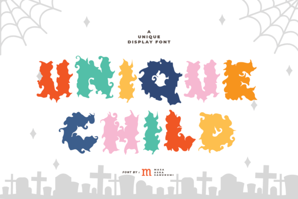 Unique Child: A Spooky Display Font for Bold Campaigns